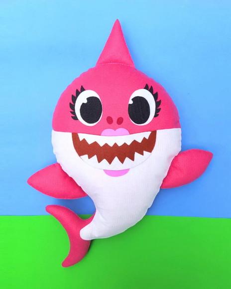 Kit Baby Shark em Feltro - 6 personagens