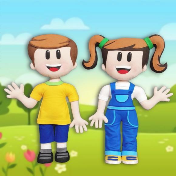 Mariana e Soldadinho Galinha Pintadinha