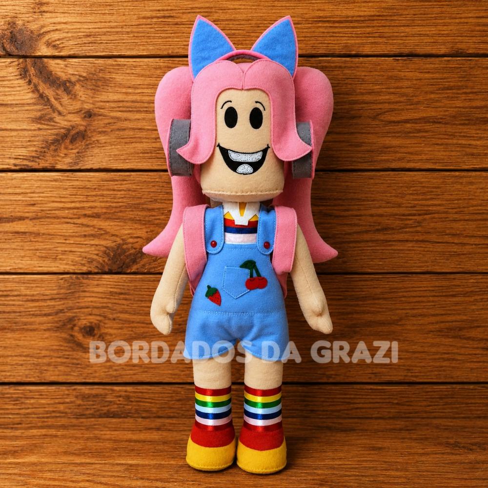 Boneca Roblox Personalizada em Feltro