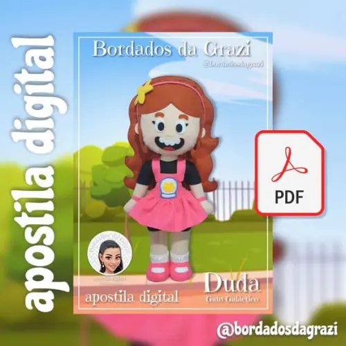 Apostila Digital Duda Personagem do Gato Galáctico