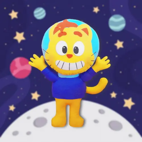 Boneco Astro do Gato Galactico