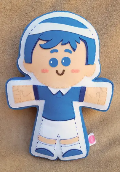 Boneco Pimpom em Feltro