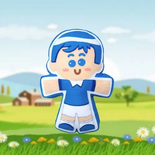 Boneco Pimpom em Feltro