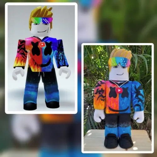 Boneco Roblox Personalizado Como no Jogo