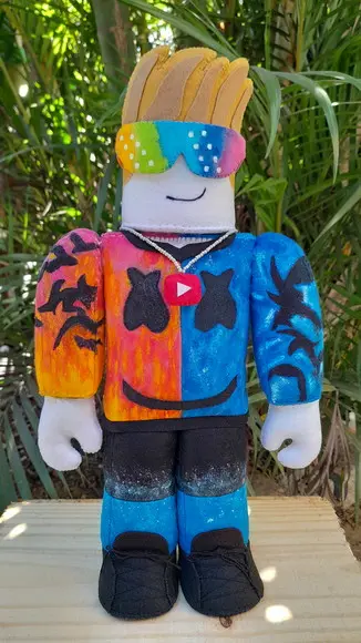 Boneco Roblox Personalizado Como no Jogo