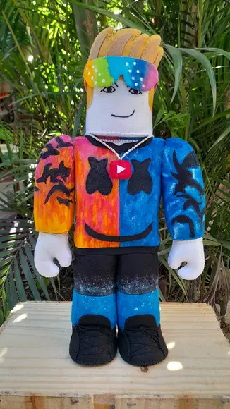 Boneco Roblox Personalizado Como no Jogo