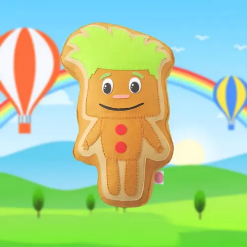 Pimpom em feltro