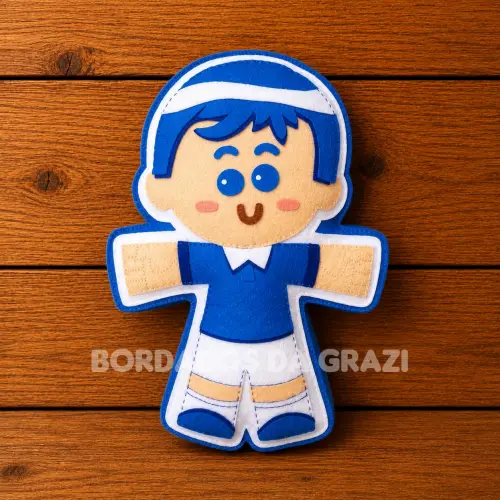 Boneco Pimpom em Feltro