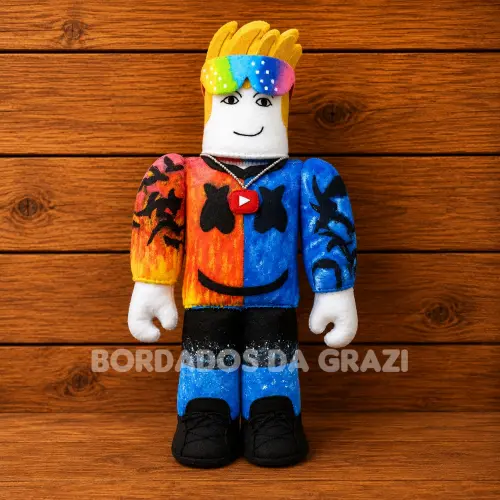 Boneco Roblox Personalizado Como no Jogo