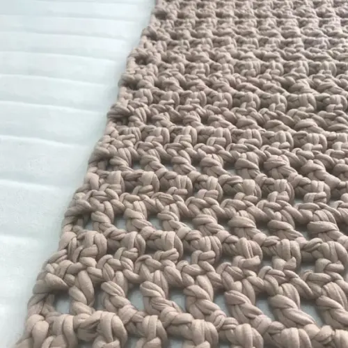 Peseira em crochê fio de malha