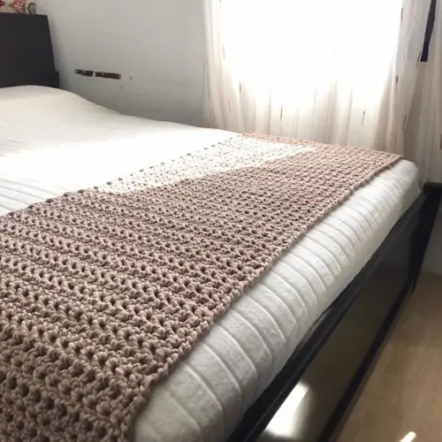 Peseira em crochê fio de malha