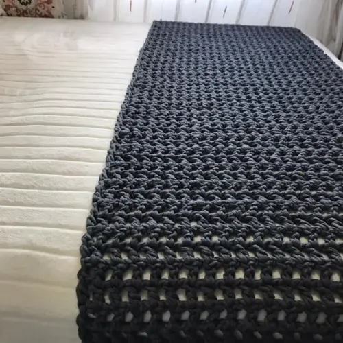 Peseira em crochê fio de malha