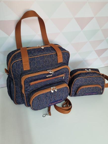 Bolsa Beah e Nécessaire Flora Jeans
