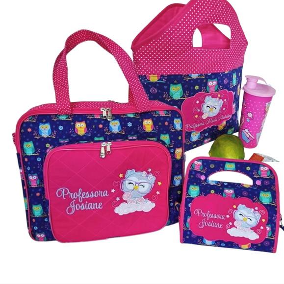 Bolsa com Divisões, Necessaire Alça Dupla e Lancheira