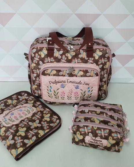 Bolsa Divisões, Capa para Caderno e Estojo Box 4