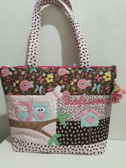 Bolsa Professora e estojo 1 divisória