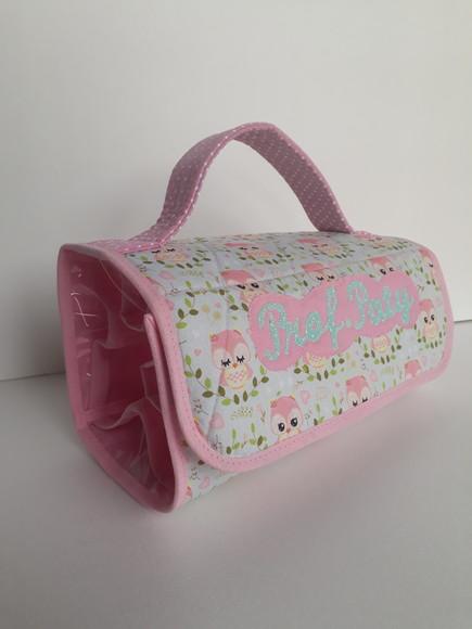 Kit bolsa professora corujinha + Estojo Rocambole