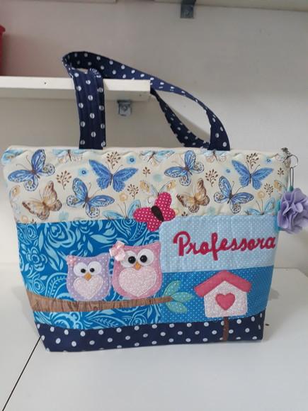 Kit Bolsa Professora e Estojo 1 Divisória