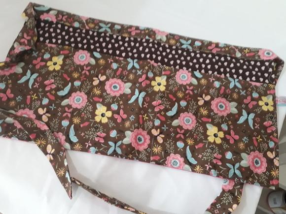 Kit Professora luxo ( bolsa, estojo e avental com bolsos)