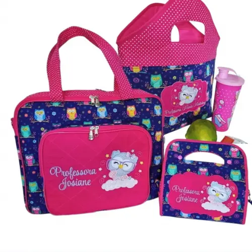Bolsa com Divisões, Necessaire Alça Dupla e Lancheira