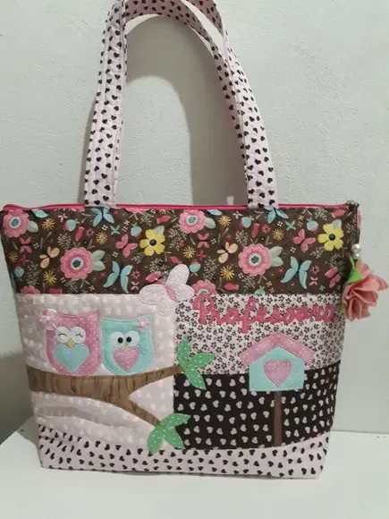 Bolsa Professora e estojo 1 divisória