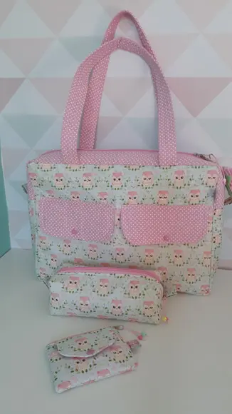 Bolsa professora( maletinha) + estojo