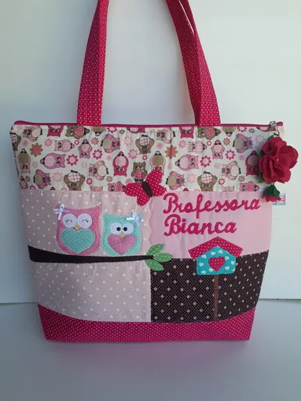 Kit bolsa professora + estojo