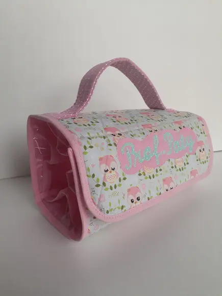 Kit bolsa professora corujinha + Estojo Rocambole