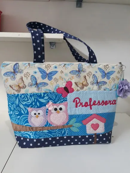Kit Bolsa Professora e Estojo 1 Divisória