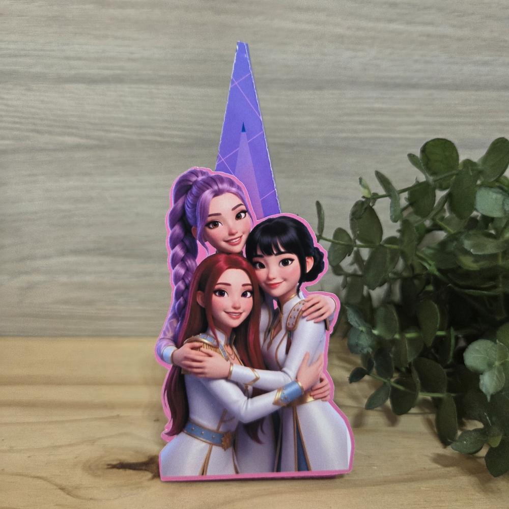 Kit 30 caixas personalizadas lembrancinha Guerreiras do K Pop PEG