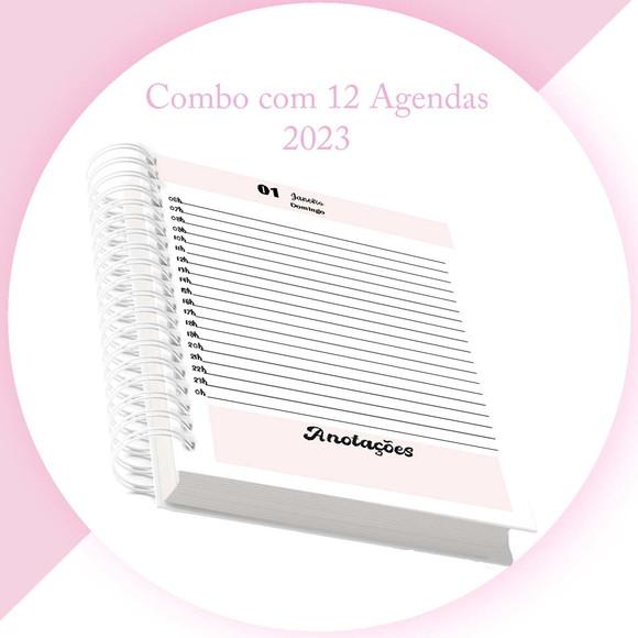 12 Arquivos Encadernação Agendas 2023 Datadas E Permanentes