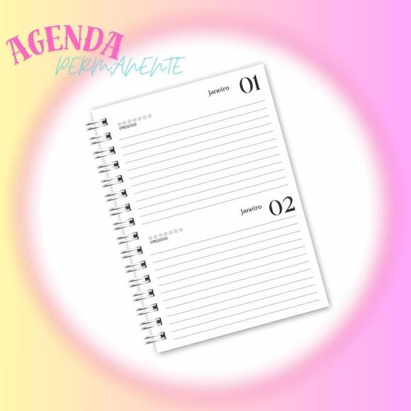 Agenda 2025 com Horas com Sábado e Dom M/ P Arquivo Digital