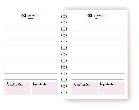 Agenda Rosa 2023 Arquivo Digital