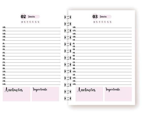 Agenda Rosa Permanente Arquivo Digital