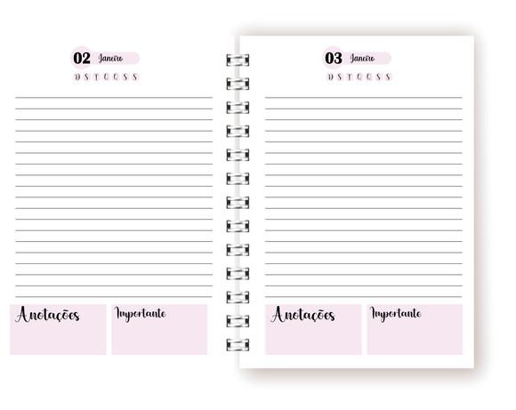 Agenda Rosa Permanente Arquivo Digital