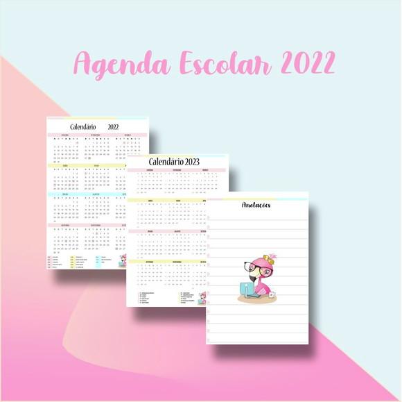 Arquivo Digital Agenda Escolar Flamingo 2022