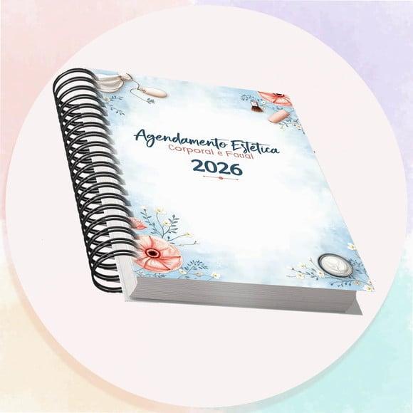 Arquivo Digital Agenda Estética Corporal e Facial 2026 Azul
