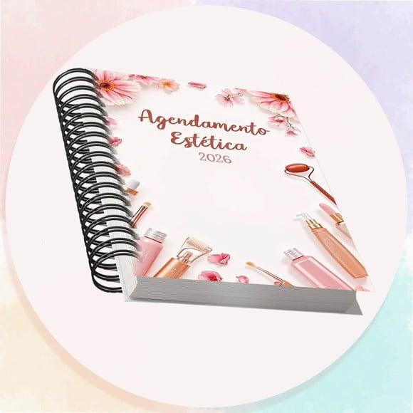 Arquivo Digital Agendamento Estética 2026 Rosa