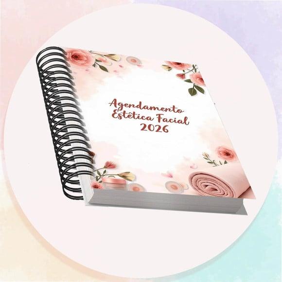 Arquivo Digital Agendamento Estética Facial 2026 Rosa