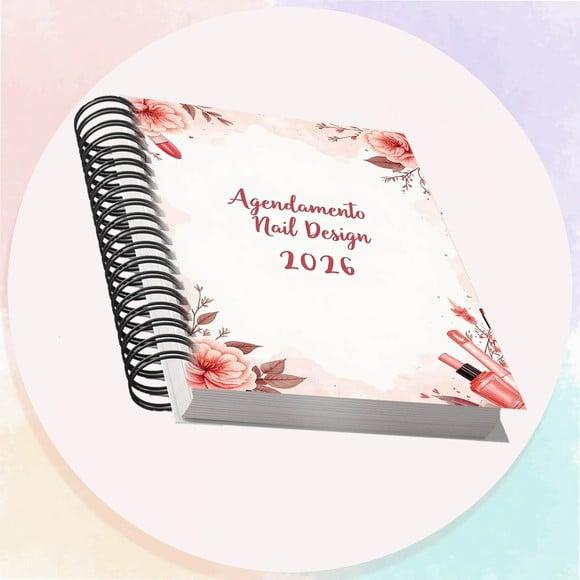 Arquivo Digital Agendamento Nail Design 2026 Salmão