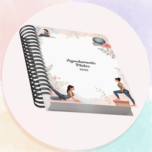 Arquivo Digital Agendamento Pilates 2026 Cinza