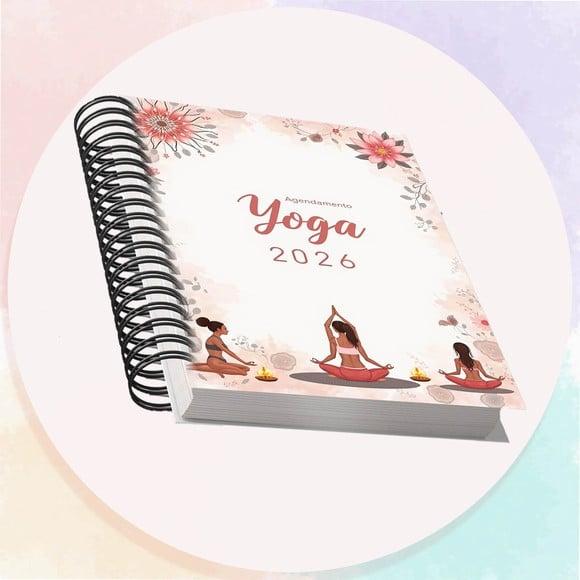 Arquivo Digital Agendamento Yoga 2026 Rosa