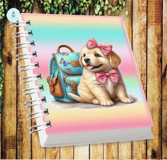 Arquivo Digital Combo Agenda Escolar Cachorrinho Aquarela 4