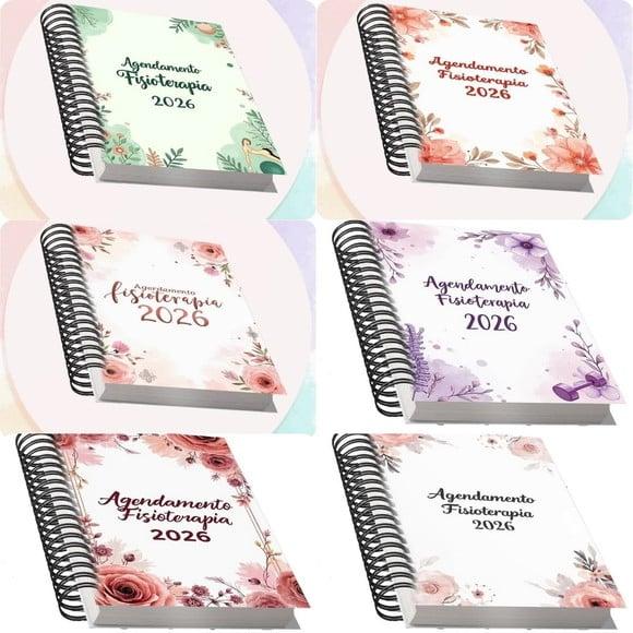 Arquivo Digital Combo Agendamento Fisioterapia 2026 8 Cores