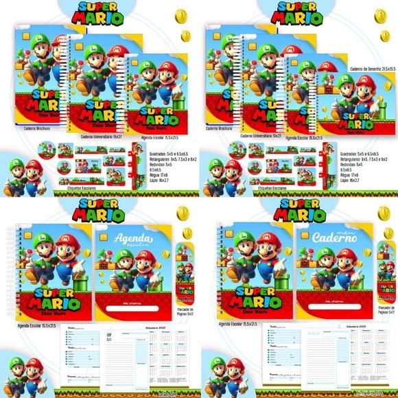 Arquivo Digital Combo Escolar 2025 - Super Mário