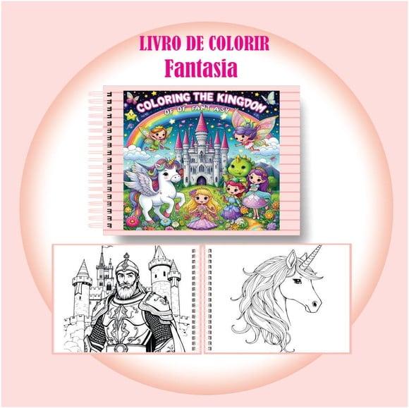 Arquivo Digital Livro Colorindo o Reino da Fantasia
