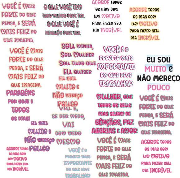 Arquivo Digital Dia das Mulheres Lettering 2024