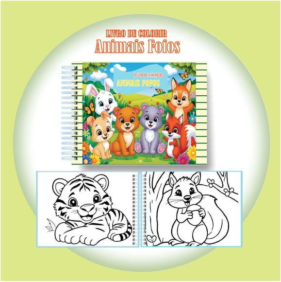 Arquivo Digital Livro de Colorir Animais Fofos