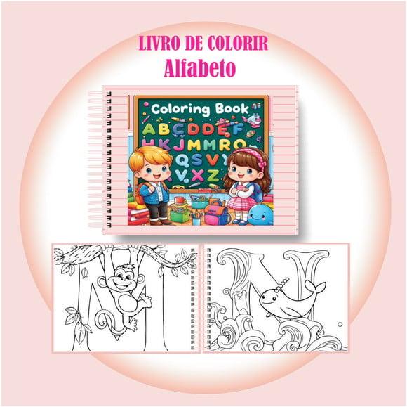 Arquivo Digital Livro de Colorir Alfabeto