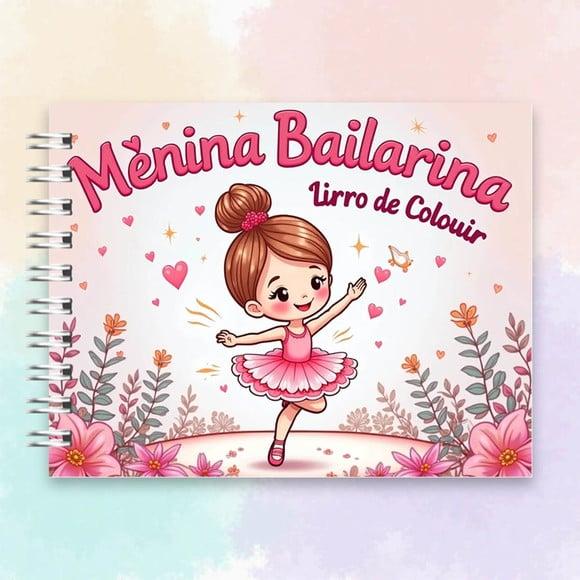Arquivo Digital Livro de Colorir Bailarina